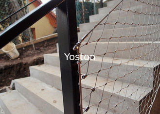 Trung Quốc Trang trí Ferrule linh hoạt dây thép không gỉ dây lưới hàng rào cho lan can cầu thang nhà cung cấp