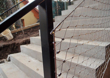 Trung Quốc Trang trí Ferrule linh hoạt dây thép không gỉ dây lưới hàng rào cho lan can cầu thang nhà máy sản xuất